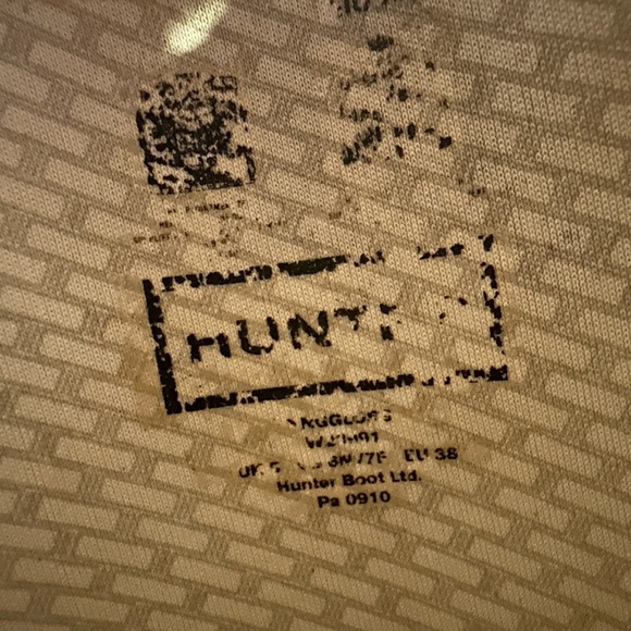 Hunter Rain Boots Rubber - US 7 - Picture 3 of 3